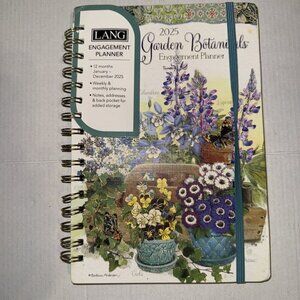 Lang‎ Garden Botanicals 2025 Spiral Engagement Planner w